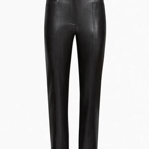 Aritzia Wilfred Rebel Pant High-waisted Vegan leather pants straight leg size 4
